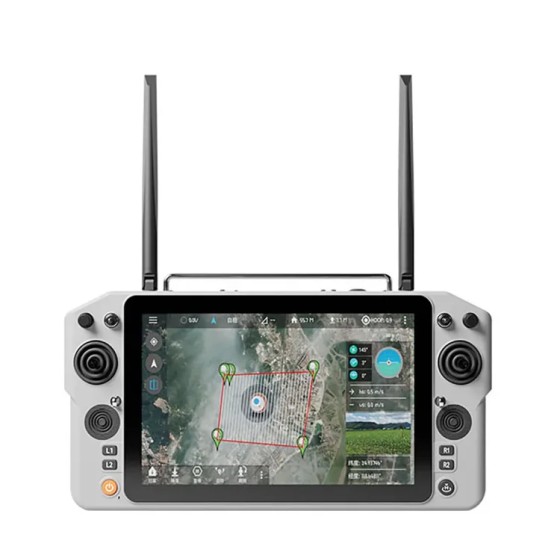 Offres Spéciales Skydroid G30 télécommande 10.1 pouces écran HD 2.4G 5.8G double fréquence 30KM Transmission longue portée pour Drone